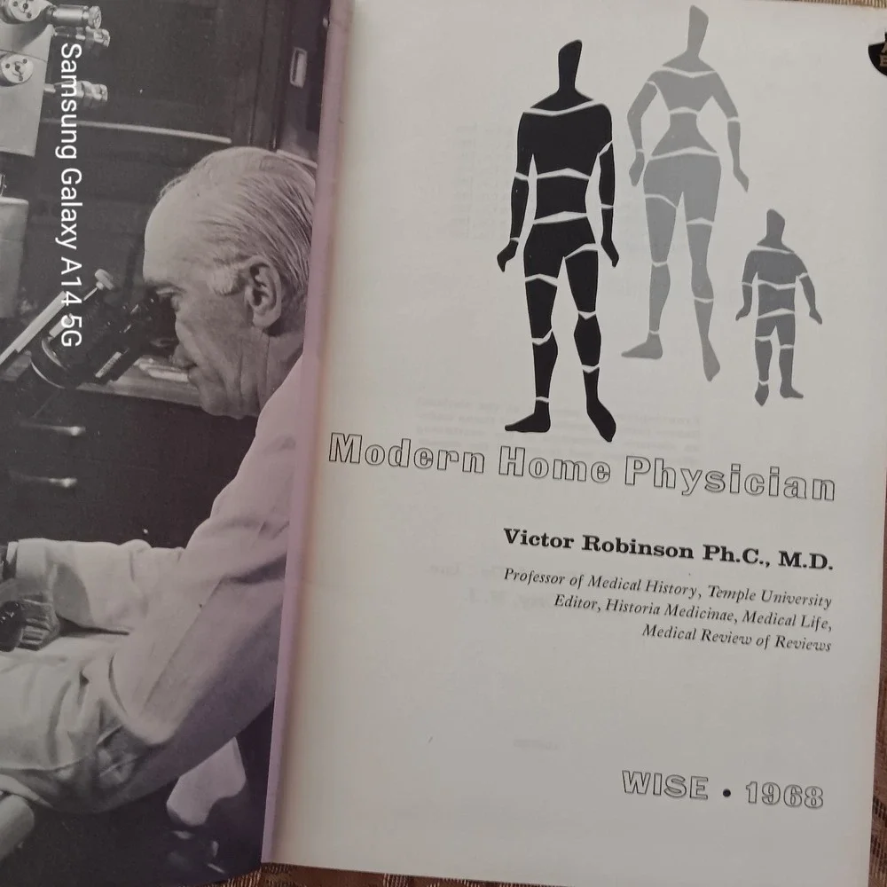 WM H WISE Modern Home Physician Hardcover Vintage Medical Book Illustrated